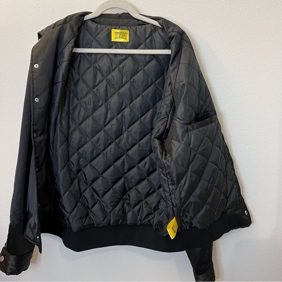 Diet Starts Monday Men’s Bomber Jacket, Black, Size L. 0090. - Picture 4 of 7